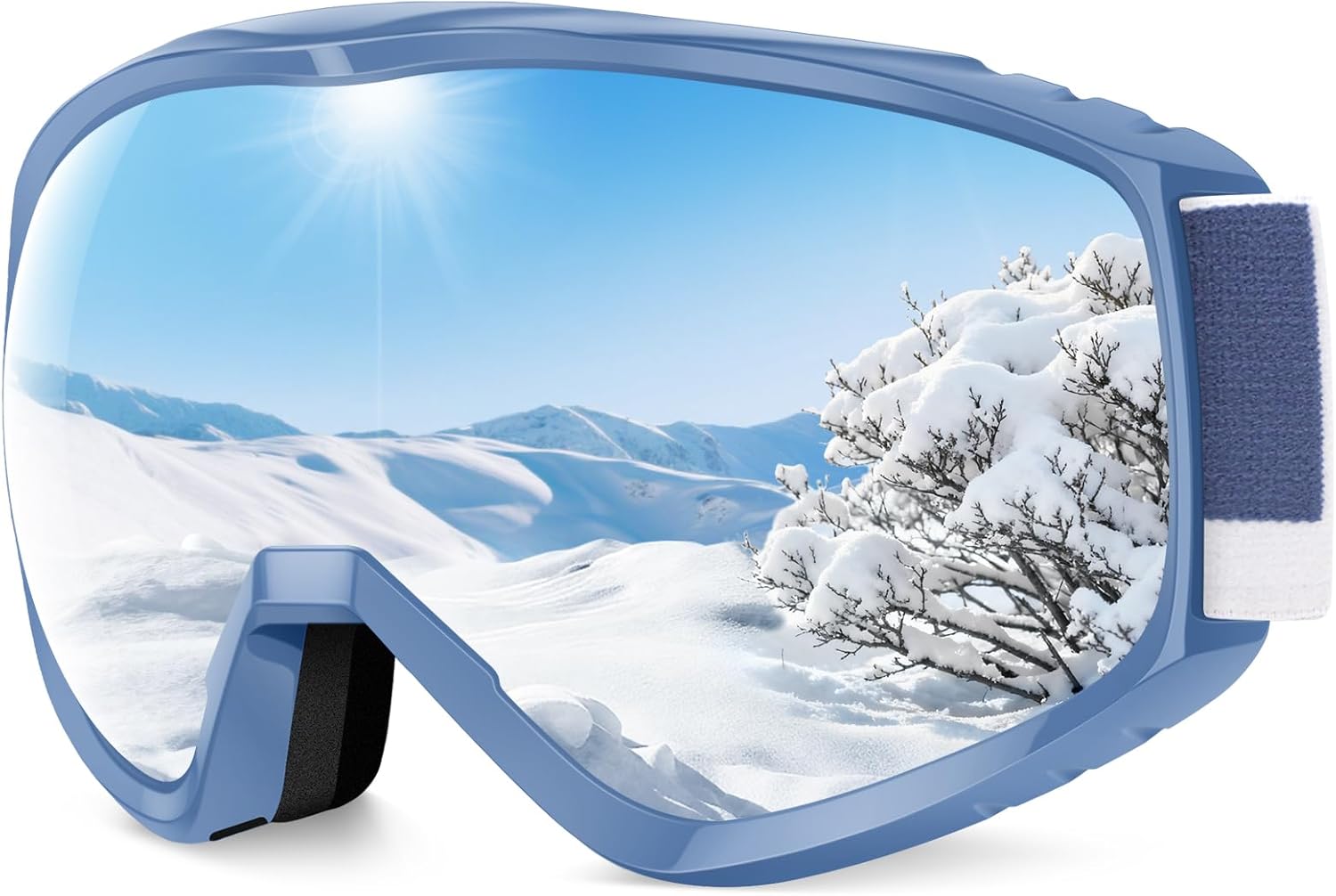 Findway Ski Goggles For Women Men Youth Teen, Snowboarding Goggles Over Glasses Compatible Helmet, Anti-fog UV Protection, Anti-glare Skiing Goggles, For Skiing Snowboarding