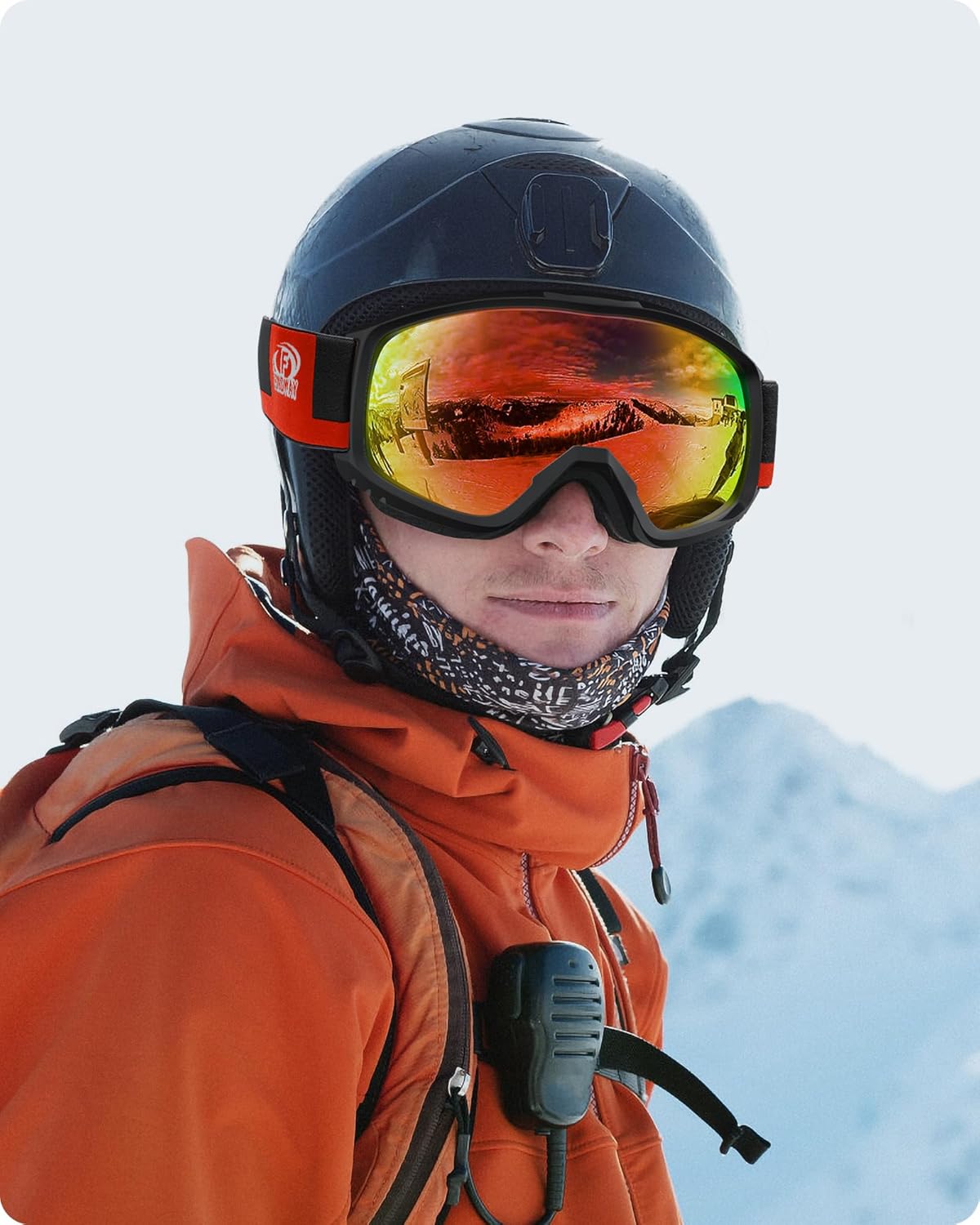 Findway Ski Goggles For Women Men Youth Teen, Snowboarding Goggles Over Glasses Compatible Helmet, Anti-fog UV Protection, Anti-glare Skiing Goggles, For Skiing Snowboarding