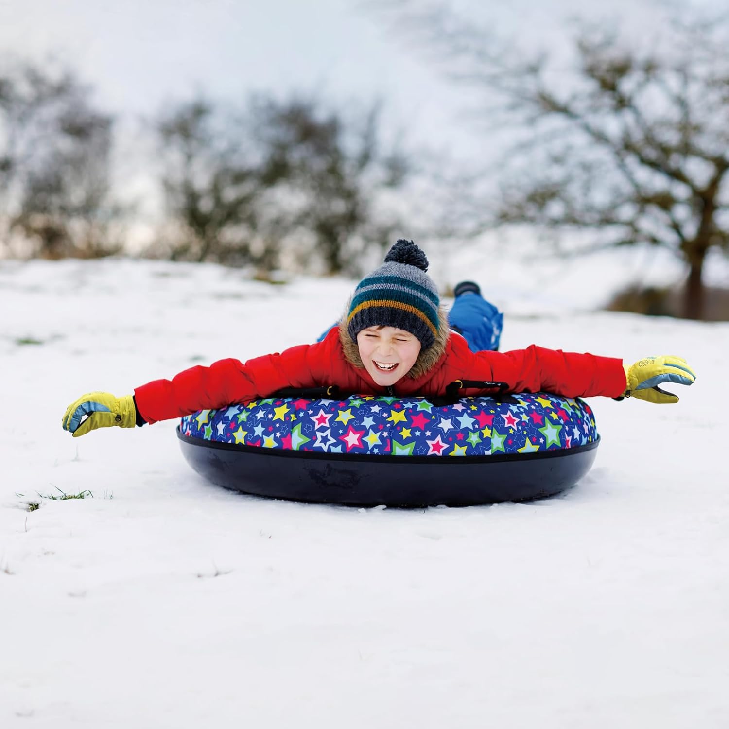 Triwonder Waterproof Mittens for 3-12 Years Old Kids Outdoor Warm Gloves Snow Mitts Winter Ski Gloves