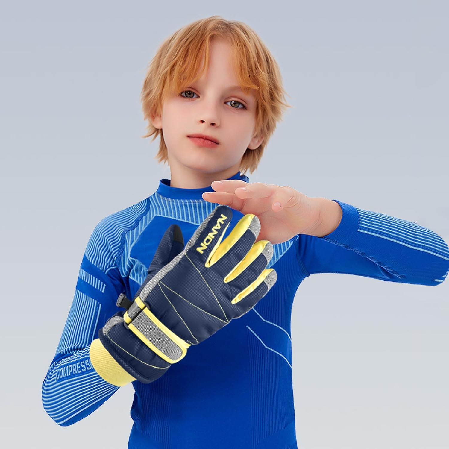 TRIWONDER Ski Gloves Kids Cold Weather Winter Warm Gloves Windproof Thermal Fleece Outdoor Snowboard Snow Gloves Mittens for Boys Girls Children