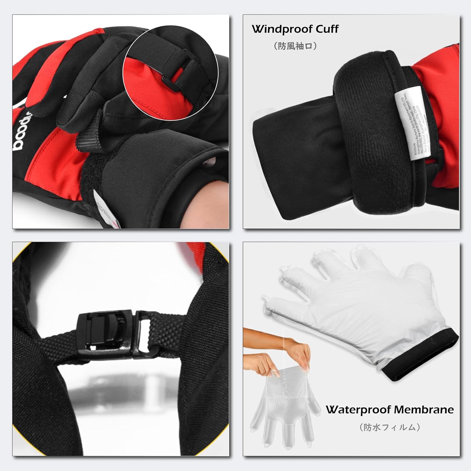 TRIWONDER Ski Gloves Kids Cold Weather Winter Warm Gloves Windproof Thermal Fleece Outdoor Snowboard Snow Gloves Mittens for Boys Girls Children