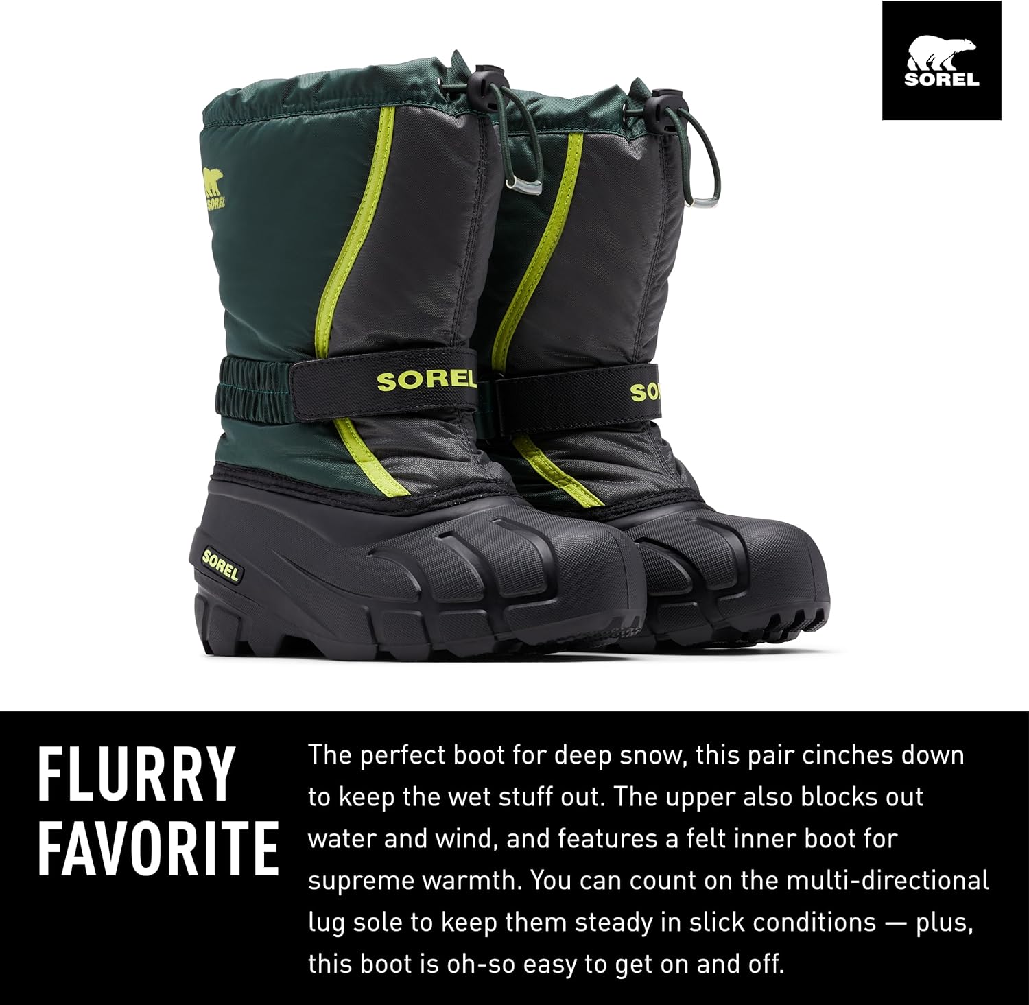 Sorel Unisex Children's Flurry Snow Boots