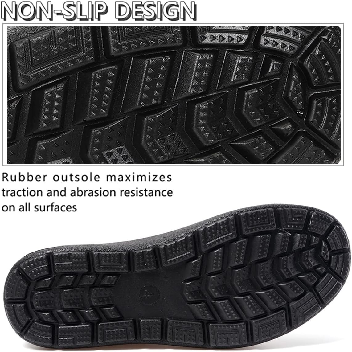 Gaatpot Women Winter Warm Snow Boots Ladies Slip On Water-resistant Outdoor Fur Lined Ankle Booties Shoes Size 3-9