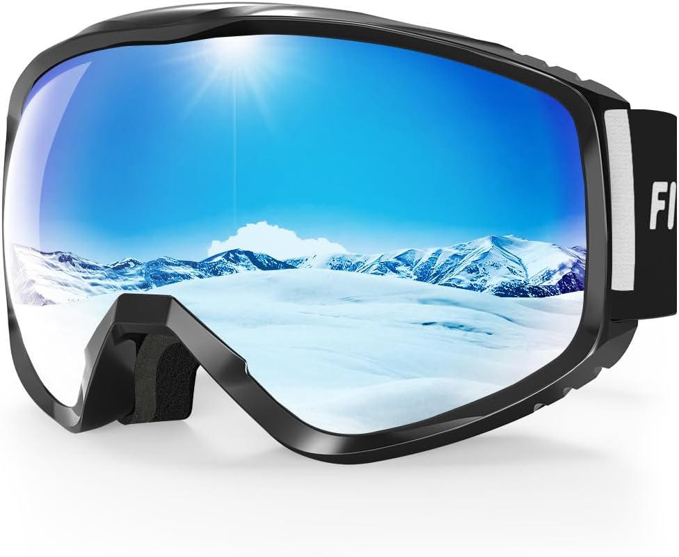 Findway Ski Goggles For Women Men Youth Teen, Snowboarding Goggles Over Glasses Compatible Helmet, Anti-fog UV Protection, Anti-glare Skiing Goggles, For Skiing Snowboarding