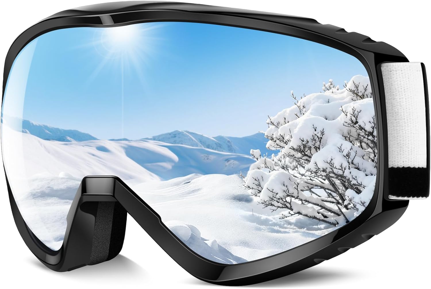 Findway Ski Goggles For Women Men Youth Teen, Snowboarding Goggles Over Glasses Compatible Helmet, Anti-fog UV Protection, Anti-glare Skiing Goggles, For Skiing Snowboarding