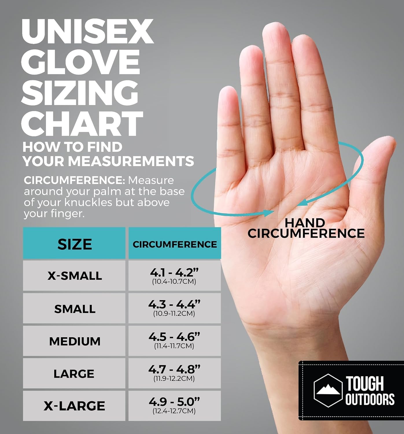 Tough Outdoors Snow Gloves for Men & Women - Skiing Gloves & Waterproof Gloves - Adult Ski Gloves - Snowboarding Gloves Waterproof Insulated