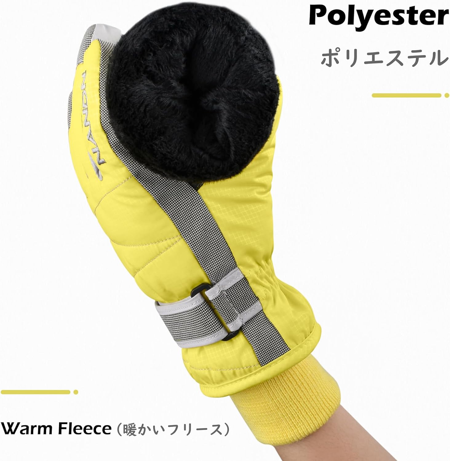 TRIWONDER Ski Gloves Kids Cold Weather Winter Warm Gloves Windproof Thermal Fleece Outdoor Snowboard Snow Gloves Mittens for Boys Girls Children