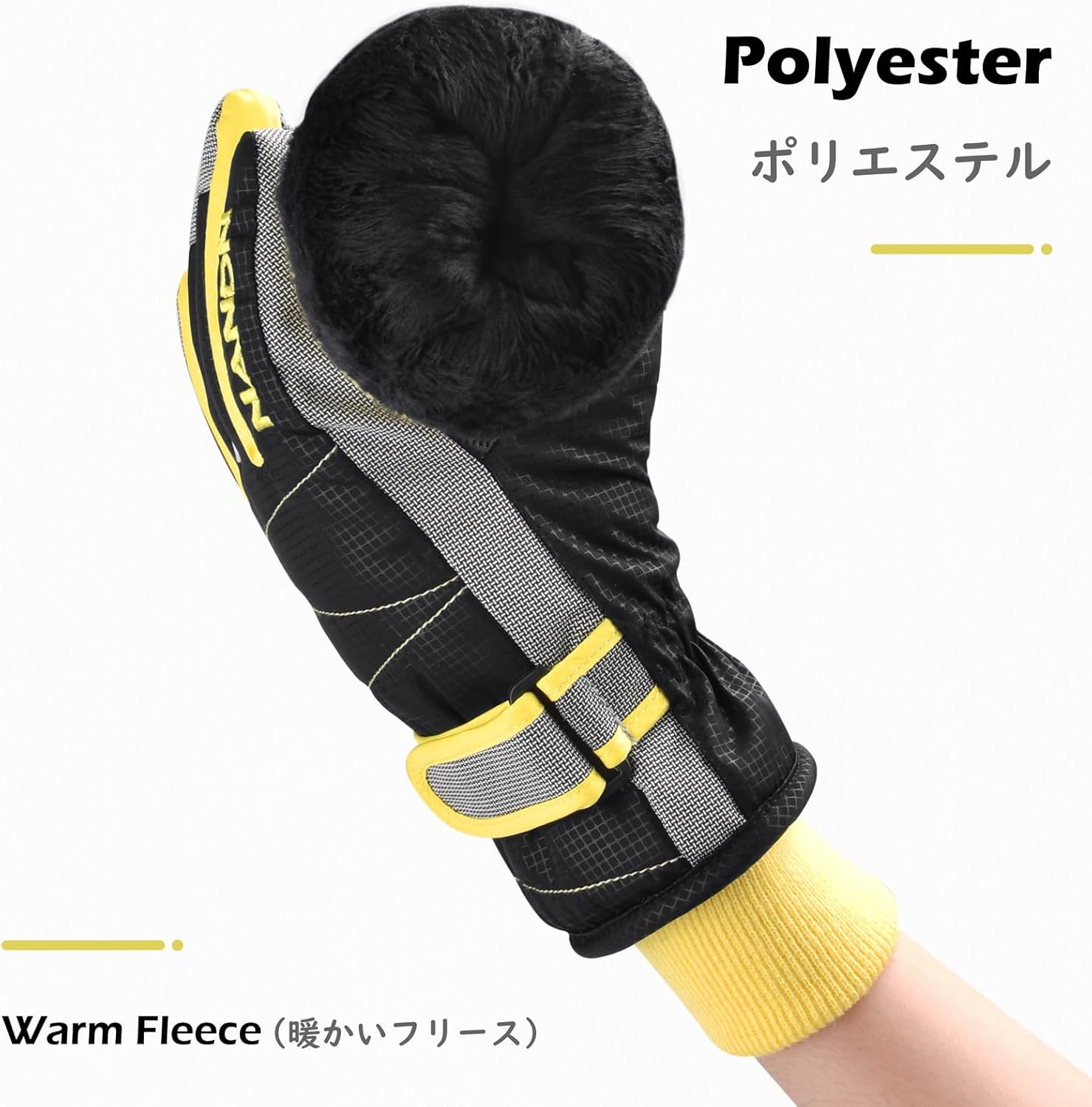 TRIWONDER Ski Gloves Kids Cold Weather Winter Warm Gloves Windproof Thermal Fleece Outdoor Snowboard Snow Gloves Mittens for Boys Girls Children