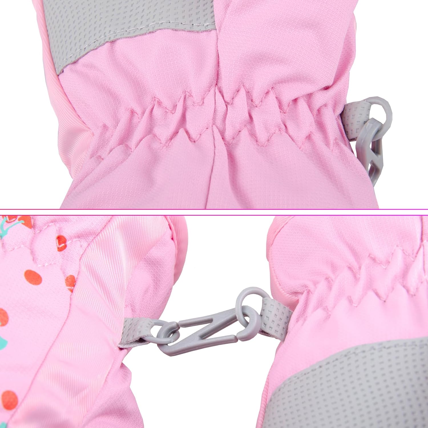 TRIWONDER Ski Gloves Kids Cold Weather Winter Warm Gloves Windproof Thermal Fleece Outdoor Snowboard Snow Gloves Mittens for Boys Girls Children