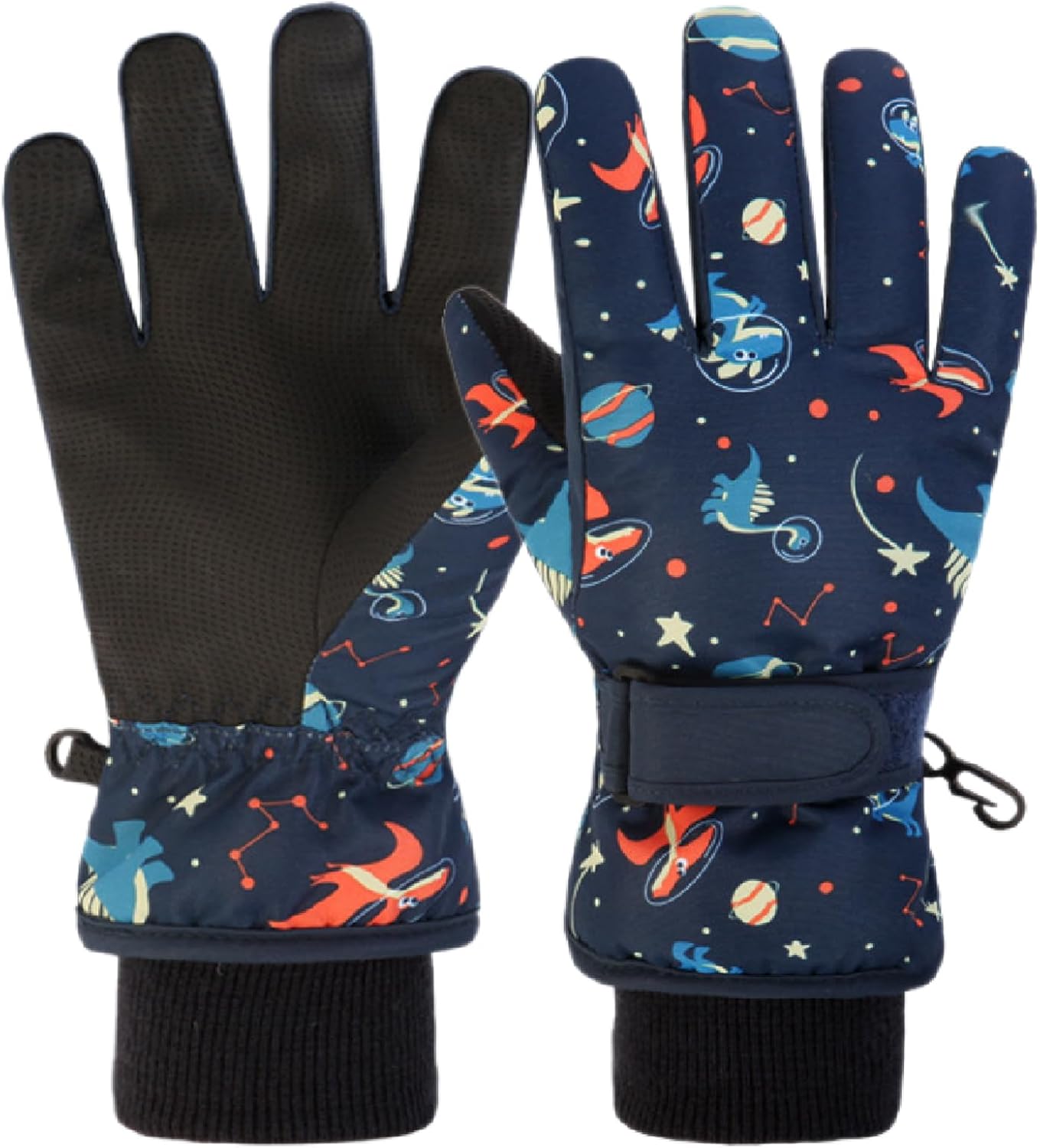 Triwonder Waterproof Mittens for 3-12 Years Old Kids Outdoor Warm Gloves Snow Mitts Winter Ski Gloves