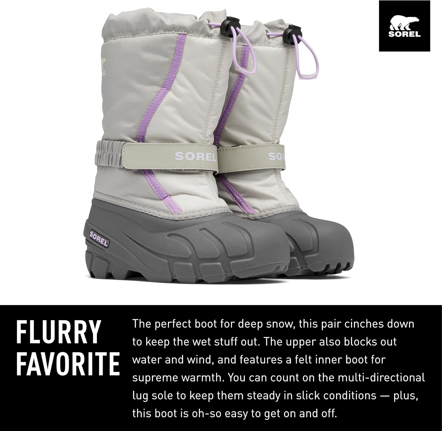 Sorel Unisex Children's Flurry Snow Boots