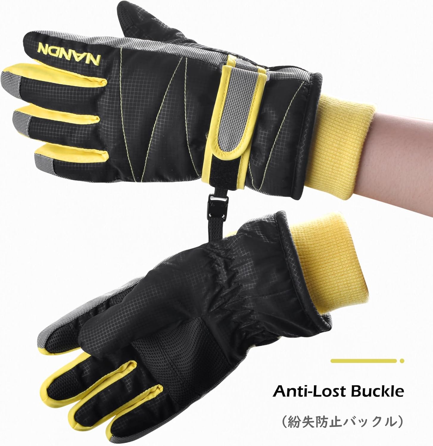 TRIWONDER Ski Gloves Kids Cold Weather Winter Warm Gloves Windproof Thermal Fleece Outdoor Snowboard Snow Gloves Mittens for Boys Girls Children