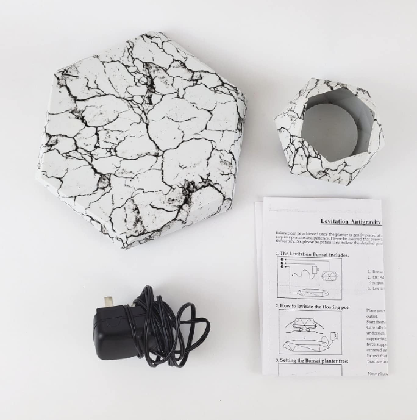 Floating Plant Pot Planter Suspension Air Bonsai Pot Flower Pot Levitating Plant Pot for Home Office