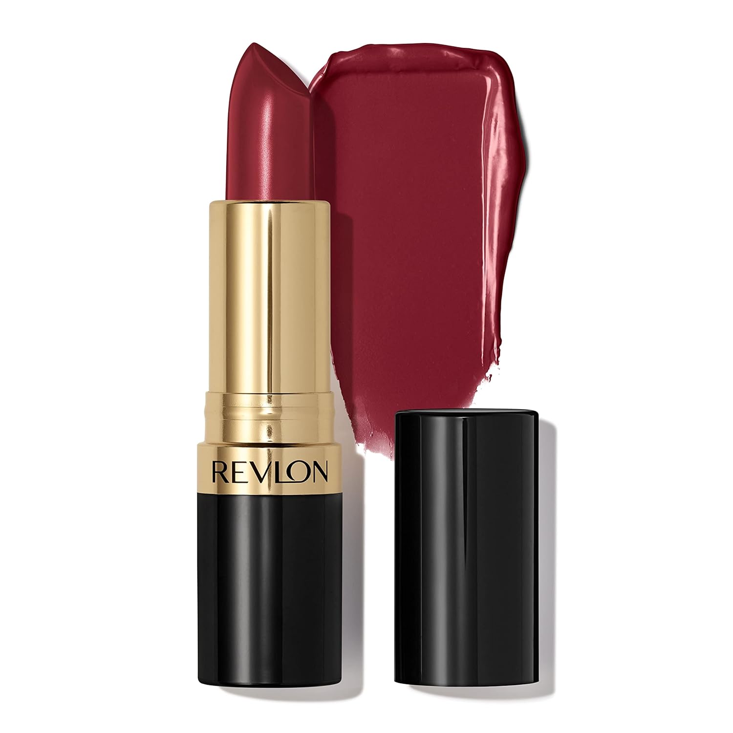 Revlon Super Lustrous Lipstick, Creamy Formula For Soft, Fuller-Looking Lips, Moisturized Feel, 764 On the Mauve, 0.15 oz