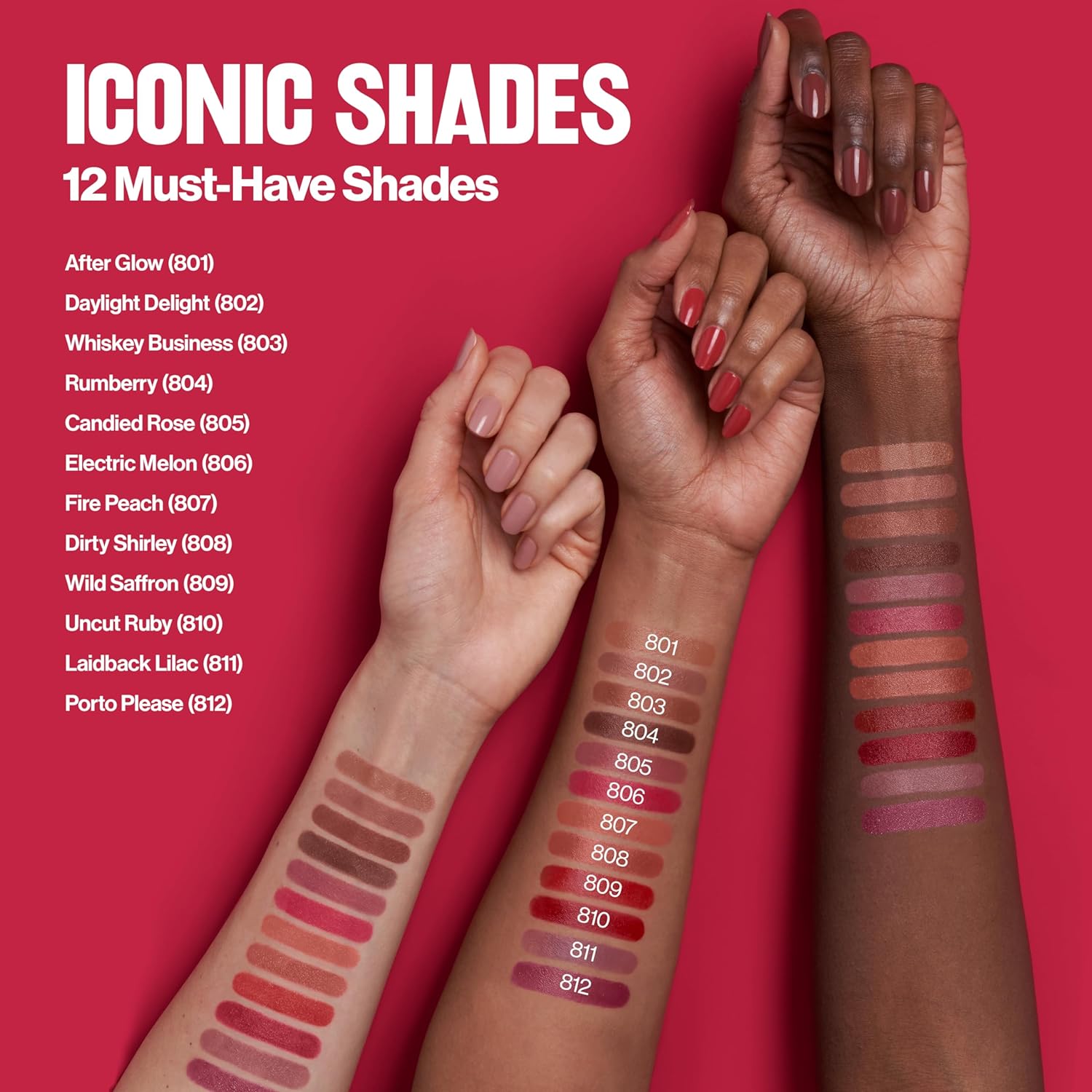 Revlon Super Lustrous Lipstick, Creamy Formula For Soft, Fuller-Looking Lips, Moisturized Feel, 764 On the Mauve, 0.15 oz