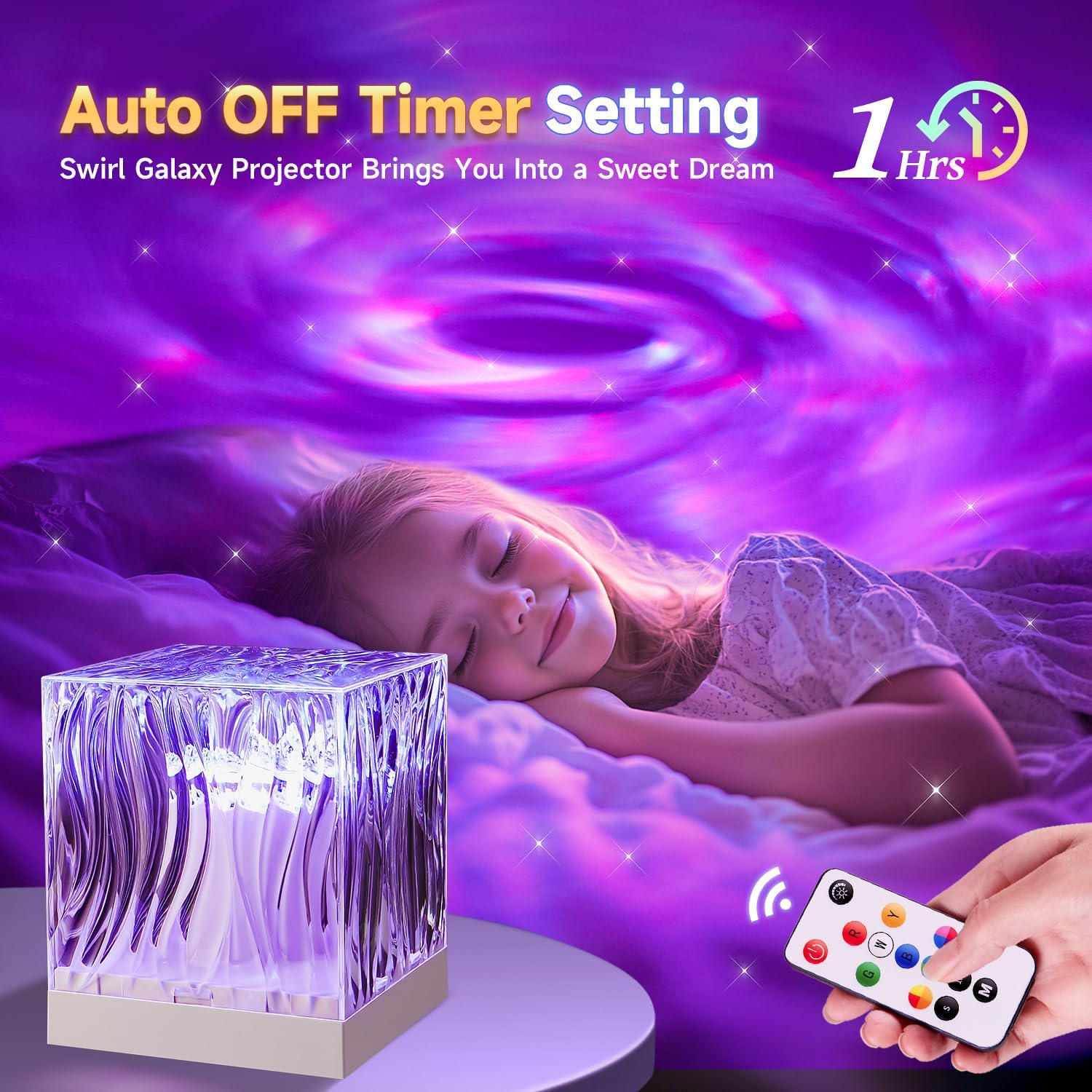 Northern Lights Projector Christmas Gifts for Teen Girls, 18 Colors Galaxy Projector for Bedroom Lumena Lamp Mood Lighting Ocean Lamp, Remote Cute Stuff for Teen Girls Night Light Projector Cool Stuff