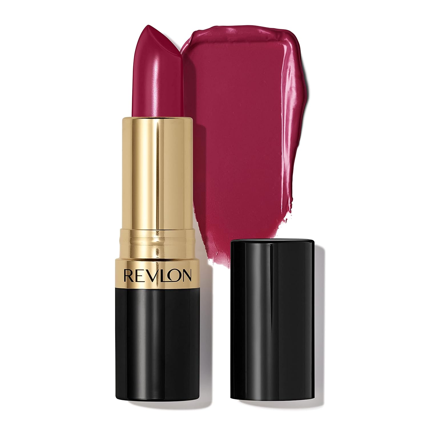 Revlon Super Lustrous Lipstick, Creamy Formula For Soft, Fuller-Looking Lips, Moisturized Feel, 764 On the Mauve, 0.15 oz