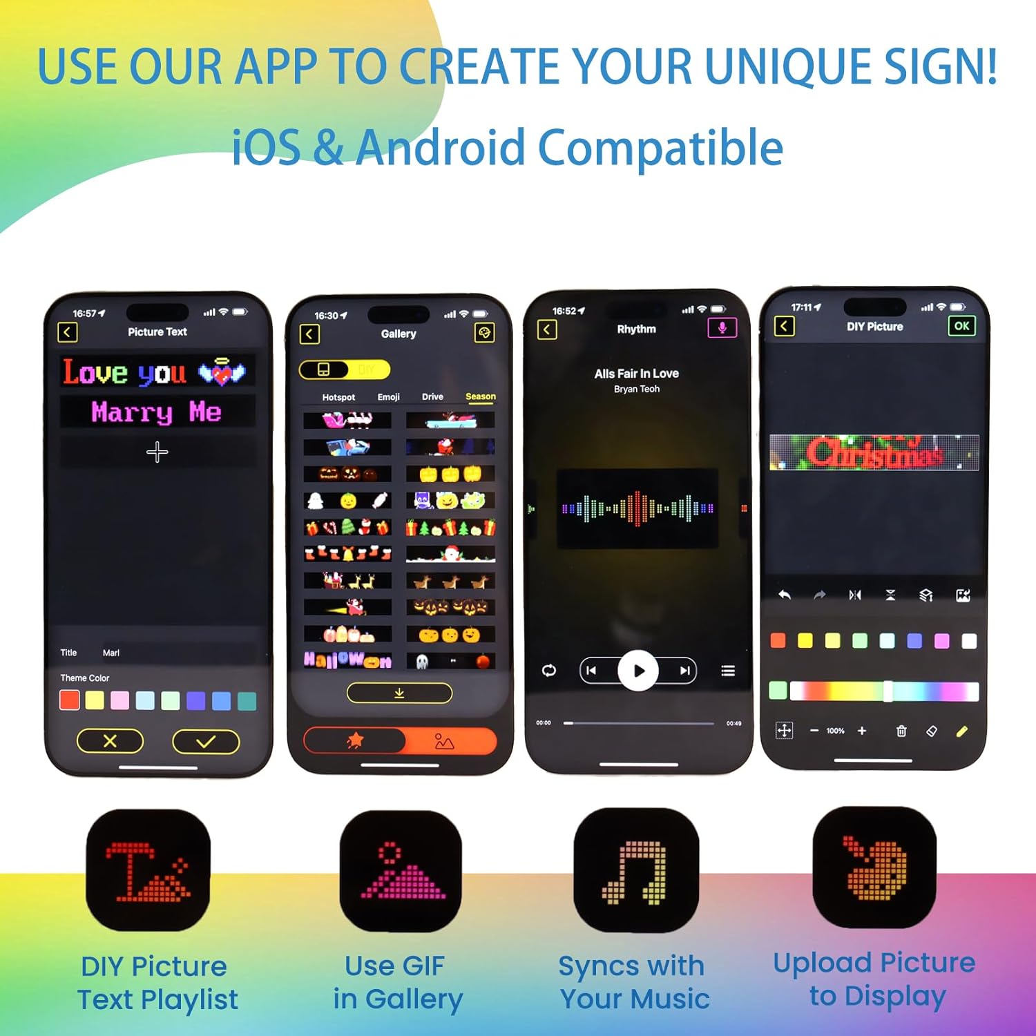 LED Eyes for Truck Windshield, 2PCS 23.6inx4.7in Devil Eyes Light for Windshield, Devil Eyes Light for Car, Truck, SUVs, Gift for Men