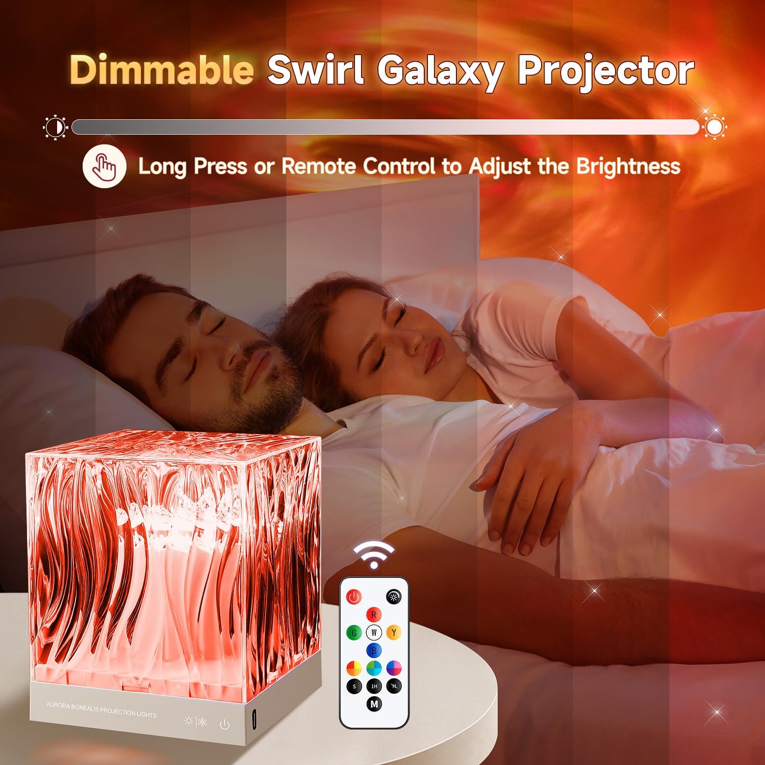 Northern Lights Projector Christmas Gifts for Teen Girls, 18 Colors Galaxy Projector for Bedroom Lumena Lamp Mood Lighting Ocean Lamp, Remote Cute Stuff for Teen Girls Night Light Projector Cool Stuff