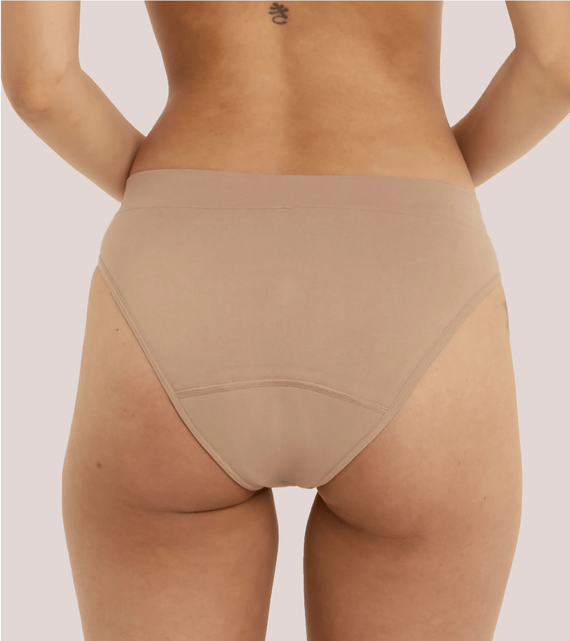 Nahtloser - Brief - Beige