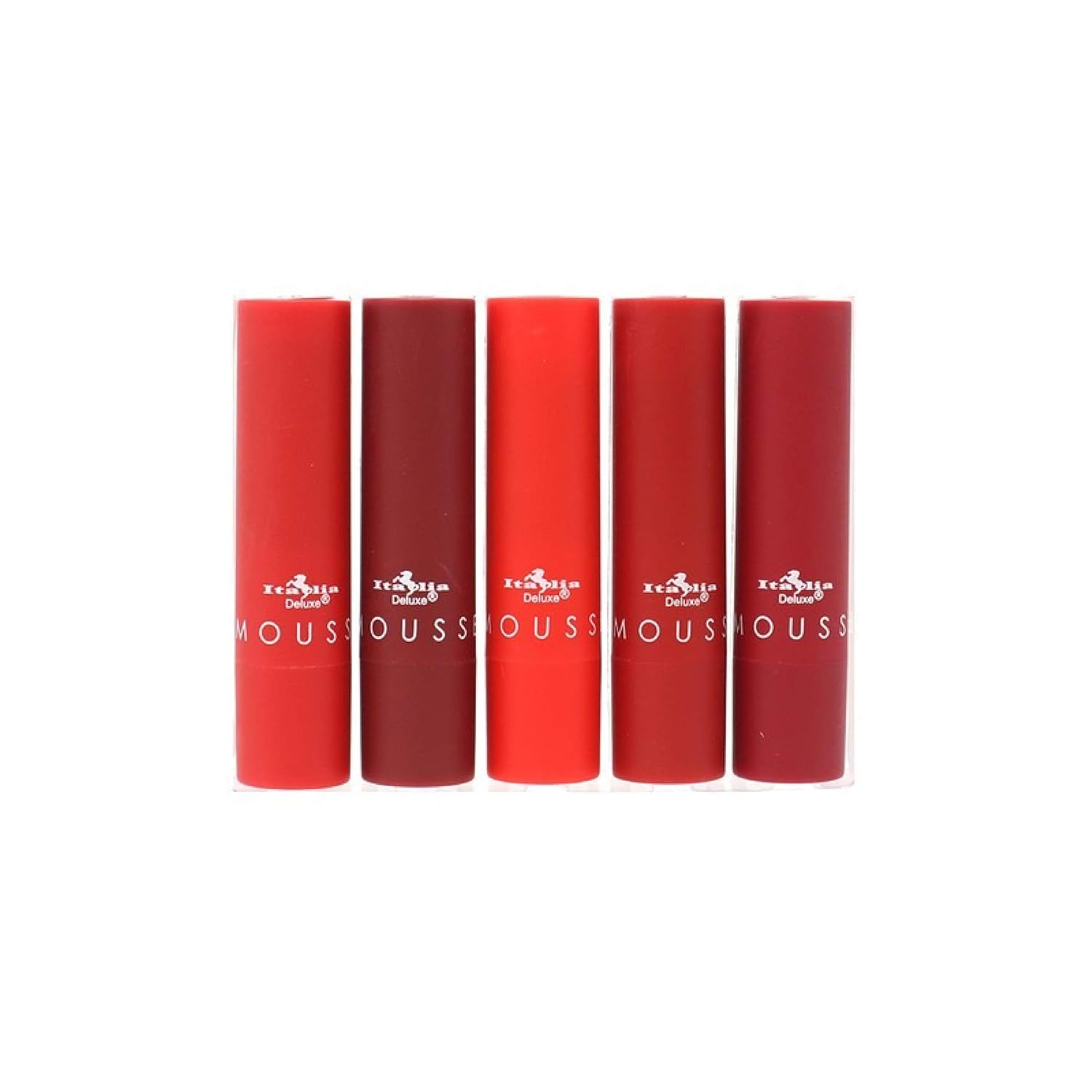 Italia Deluxe Top Five Mousse Matte Lipstick Set Send Nudes