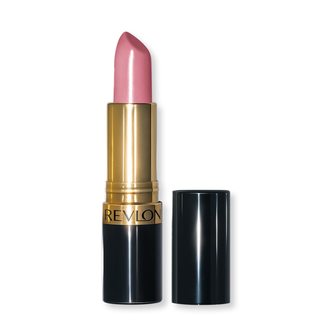 Revlon Super Lustrous Lipstick, Creamy Formula For Soft, Fuller-Looking Lips, Moisturized Feel, 764 On the Mauve, 0.15 oz
