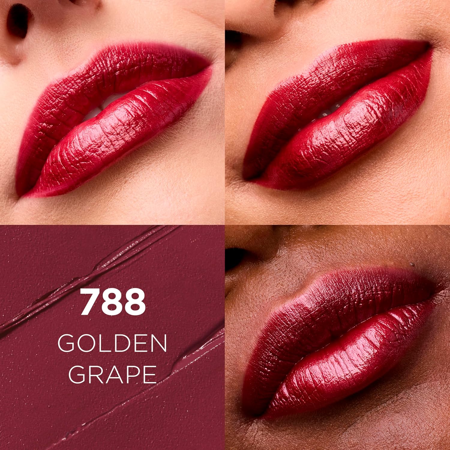 L'Oreal Paris Colour Riche Original Creamy, Hydrating Satin Lipstick with Argan Oil and Vitamin E, Blushing Berry , 1 Count