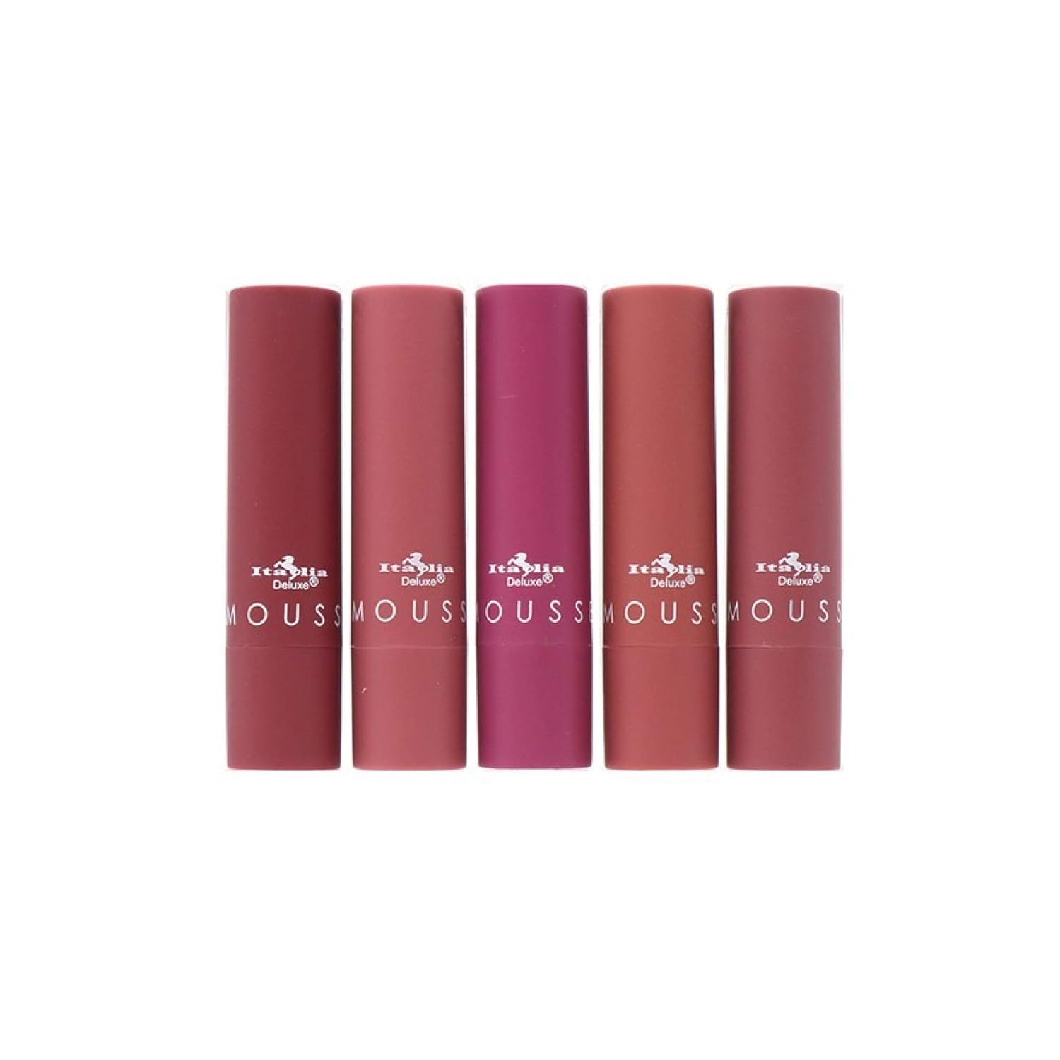 Italia Deluxe Top Five Mousse Matte Lipstick Set Send Nudes