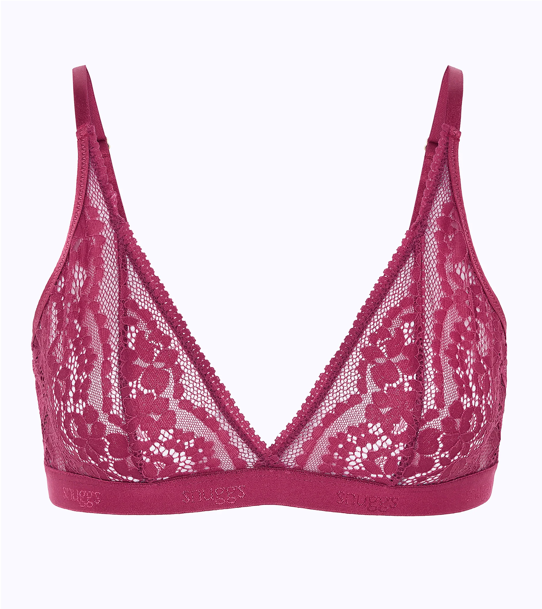 Muse - Triangle bralette - Cherry