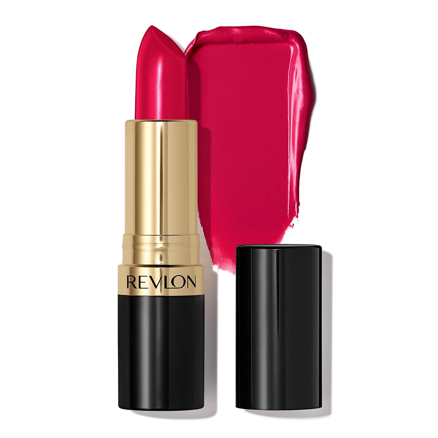 Revlon Super Lustrous Lipstick, Creamy Formula For Soft, Fuller-Looking Lips, Moisturized Feel, 764 On the Mauve, 0.15 oz