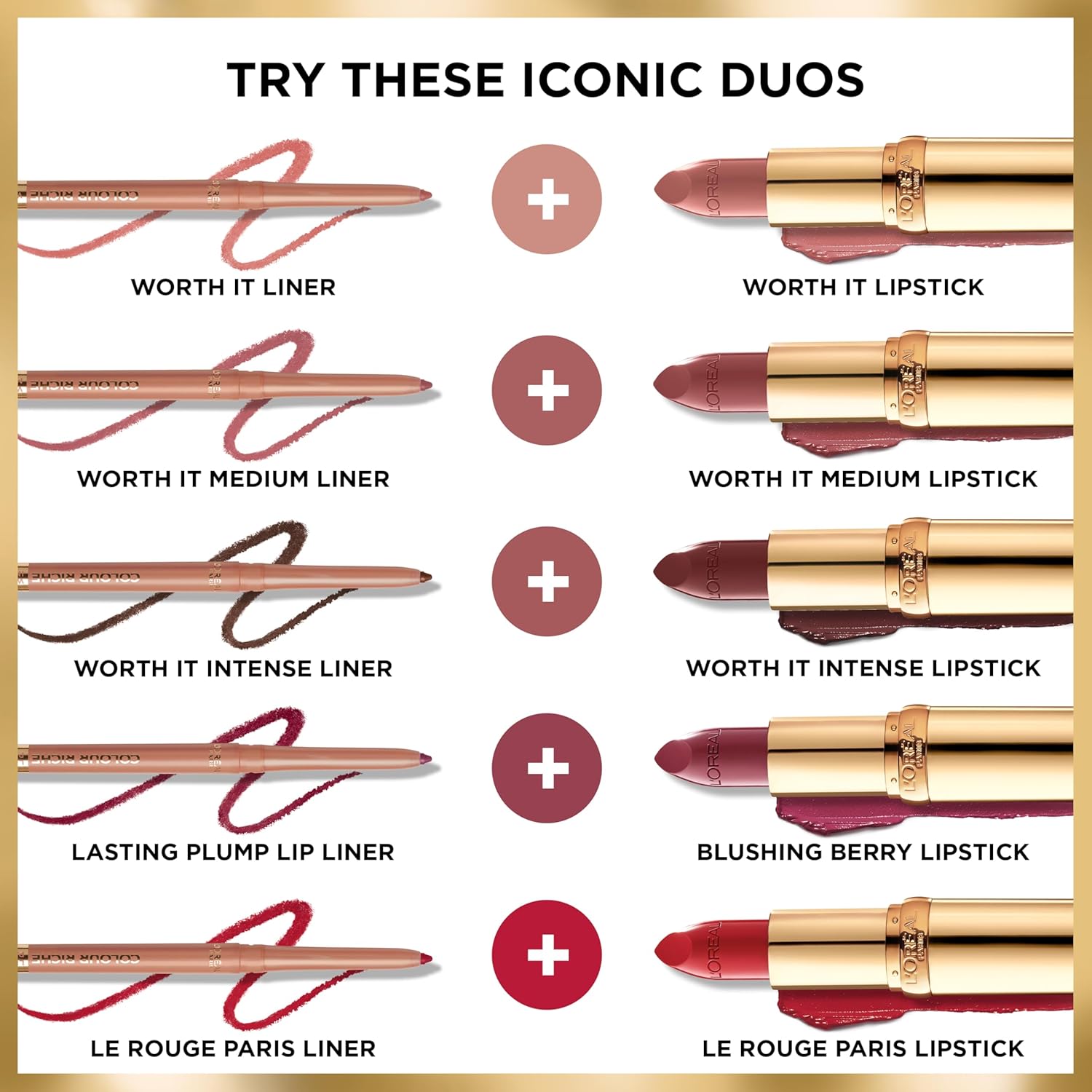 L'Oreal Paris Colour Riche Original Creamy, Hydrating Satin Lipstick with Argan Oil and Vitamin E, Blushing Berry , 1 Count