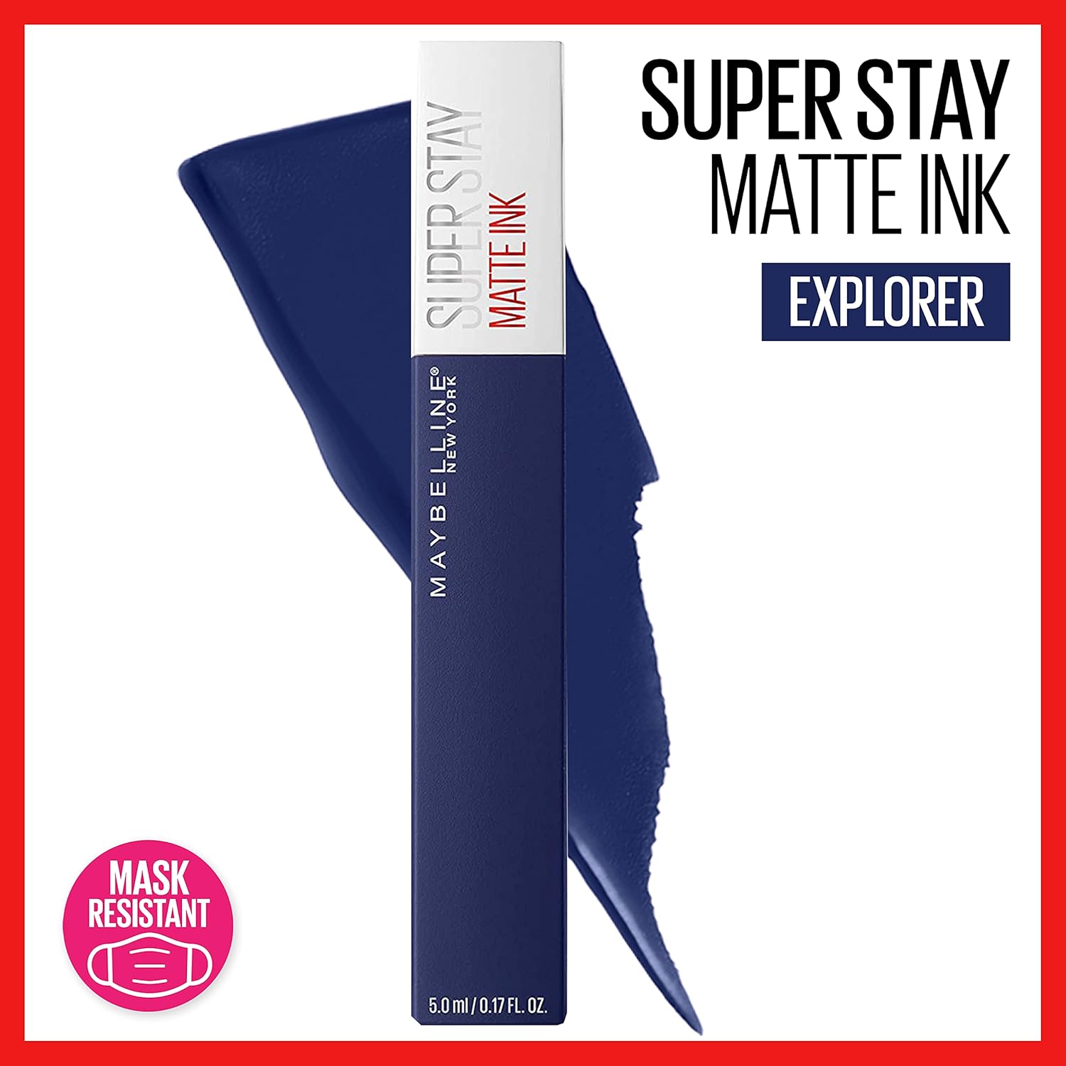 Maybelline Super Stay Matte Ink Liquid Lipstick Makeup, Long Lasting High Impact Color, Up to 16H Wear, Mover, Brown, 1 Count, Packaging May Vary
