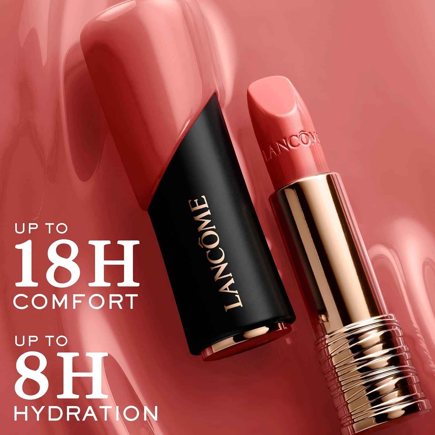 Lancôme L'Absolu Rouge Hydrating Cream Lipstick - Smudge-Resistant & Luminous Finish - Up To 18HR Comfort