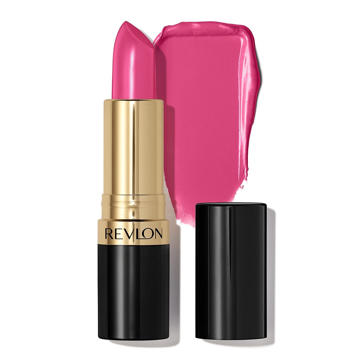 Revlon Super Lustrous Lipstick, Creamy Formula For Soft, Fuller-Looking Lips, Moisturized Feel, 764 On the Mauve, 0.15 oz