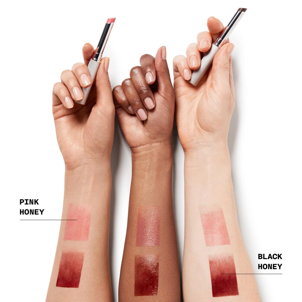 Clinique Almost Lipstick Tinted Lip Balm in 3 Iconic Shades Black Honey, Pink, and Nude Honey | Sheer + Lightweight