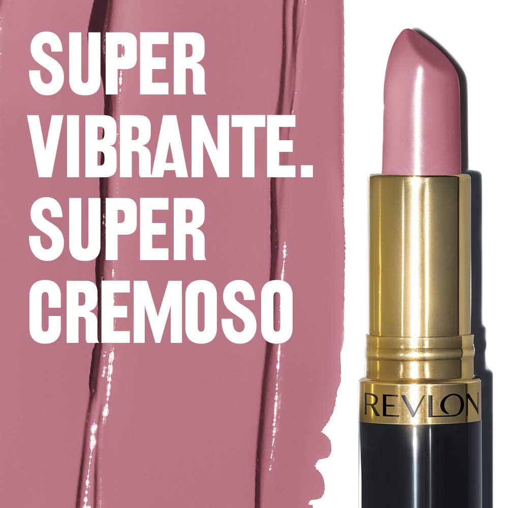 Revlon Super Lustrous Lipstick, Creamy Formula For Soft, Fuller-Looking Lips, Moisturized Feel, 764 On the Mauve, 0.15 oz