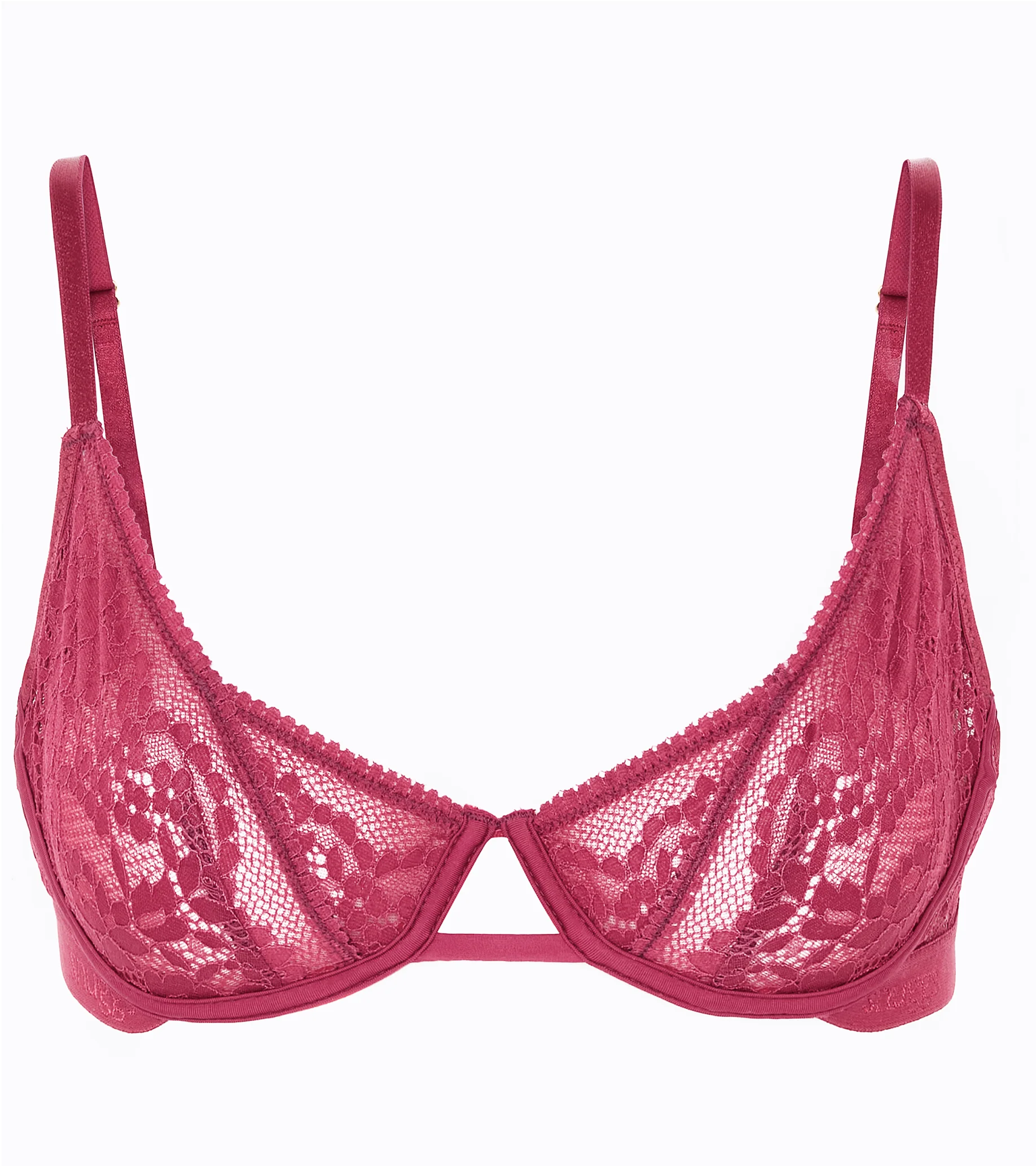 Muse - Plunge wired bra - Cherry