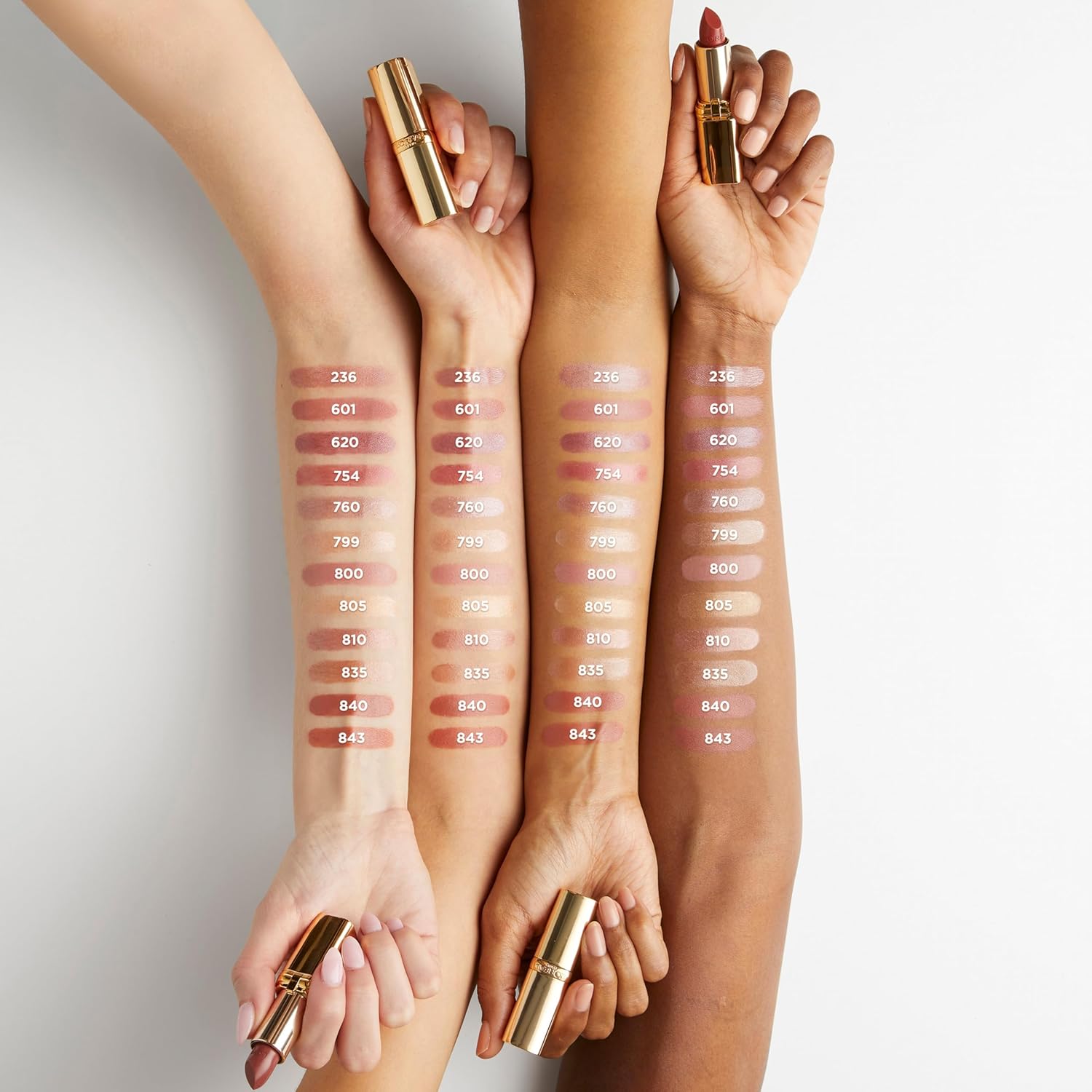 L'Oreal Paris Colour Riche Original Creamy, Hydrating Satin Lipstick with Argan Oil and Vitamin E, Blushing Berry , 1 Count