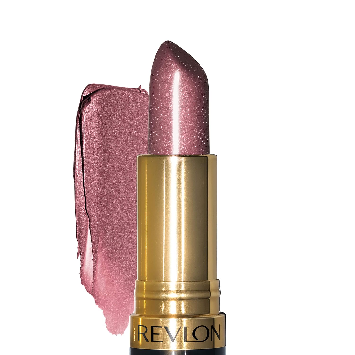 Revlon Super Lustrous Lipstick, Creamy Formula For Soft, Fuller-Looking Lips, Moisturized Feel, 764 On the Mauve, 0.15 oz