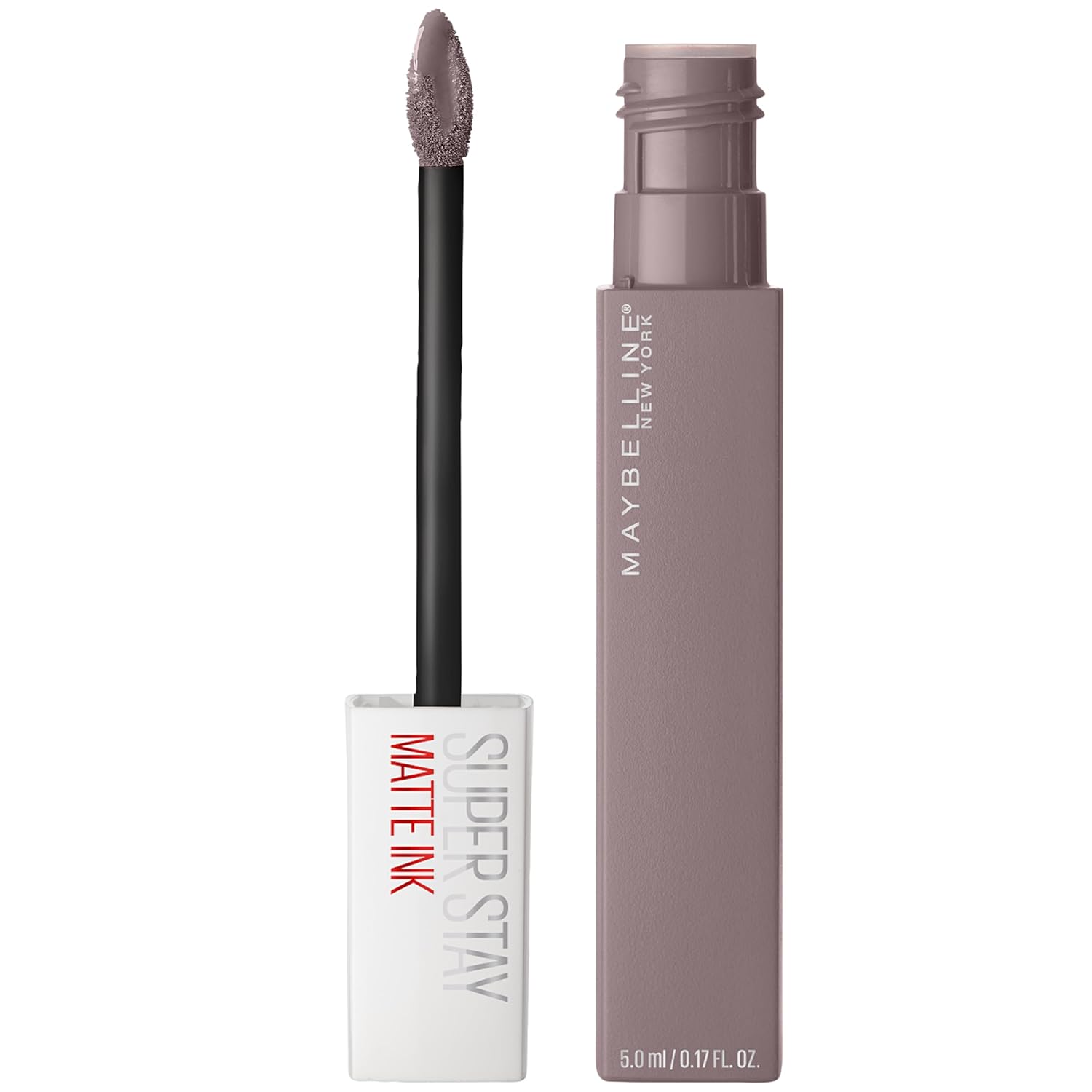 Maybelline Super Stay Matte Ink Liquid Lipstick Makeup, Long Lasting High Impact Color, Up to 16H Wear, Mover, Brown, 1 Count, Packaging May Vary