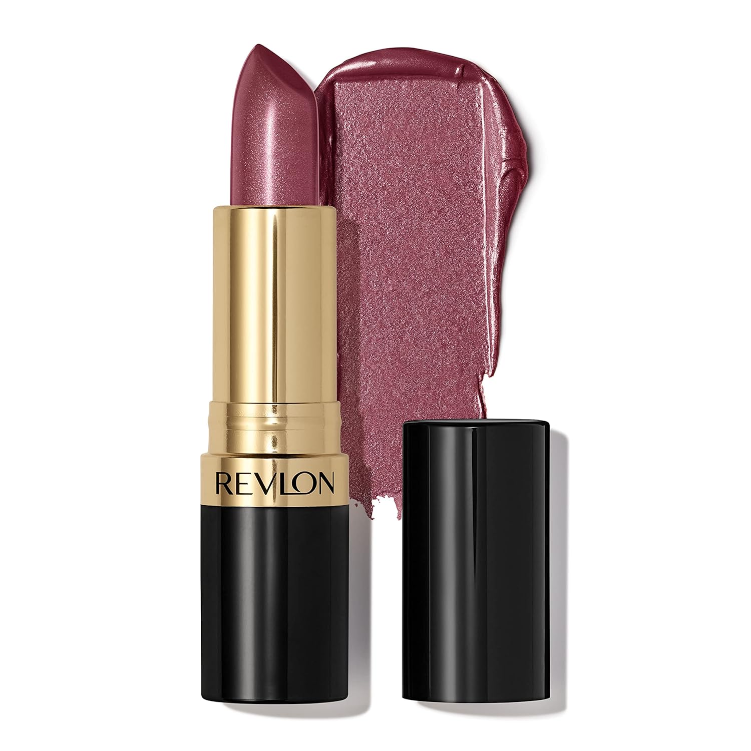 Revlon Super Lustrous Lipstick, Creamy Formula For Soft, Fuller-Looking Lips, Moisturized Feel, 764 On the Mauve, 0.15 oz