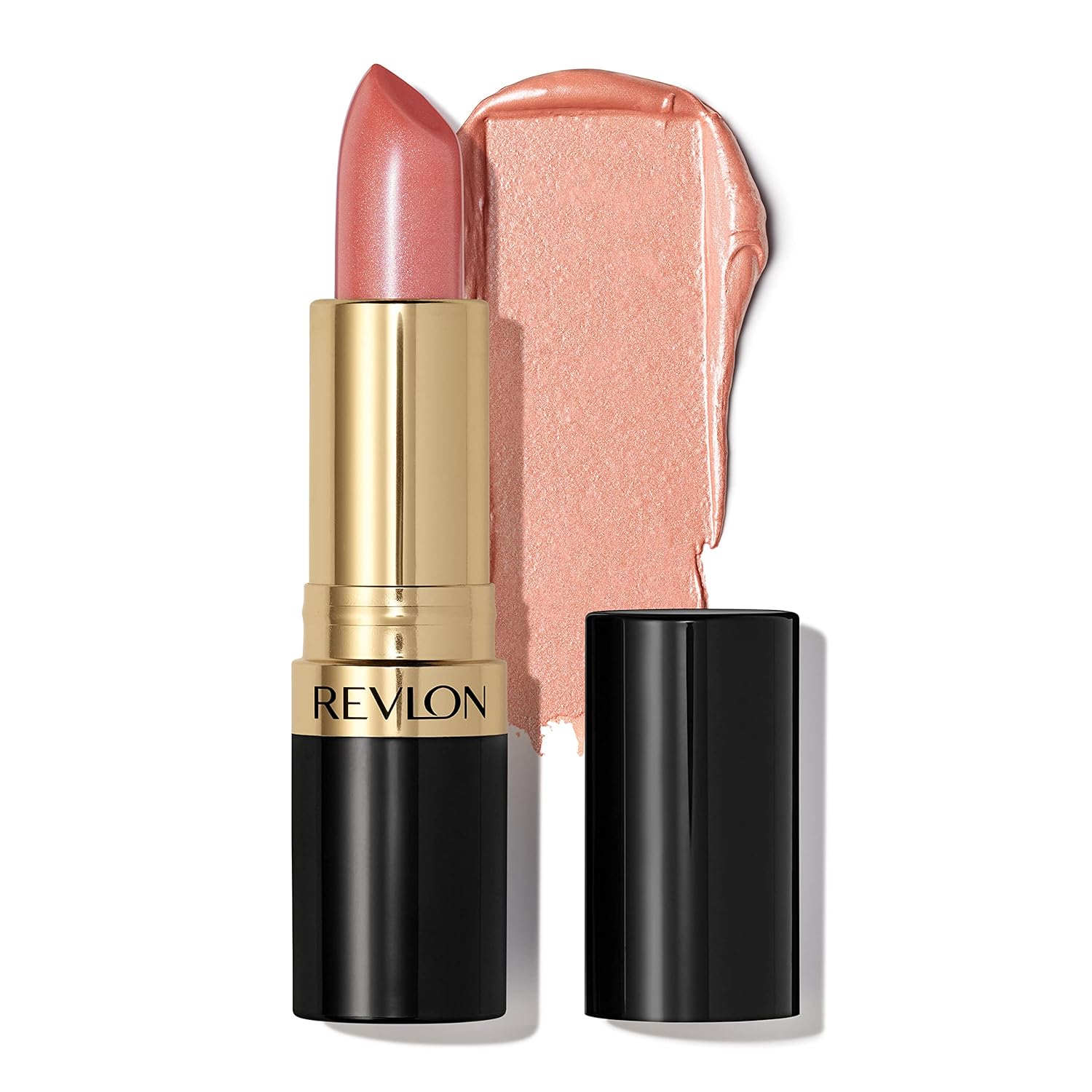Revlon Super Lustrous Lipstick, Creamy Formula For Soft, Fuller-Looking Lips, Moisturized Feel, 764 On the Mauve, 0.15 oz