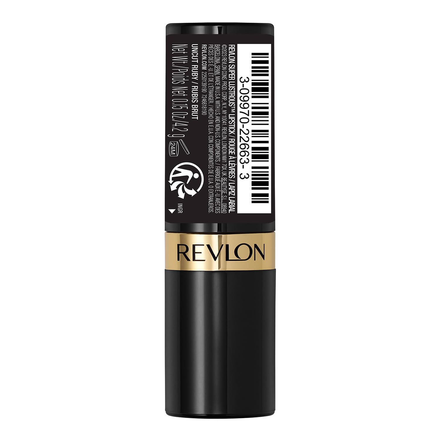 Revlon Super Lustrous Lipstick, Creamy Formula For Soft, Fuller-Looking Lips, Moisturized Feel, 764 On the Mauve, 0.15 oz