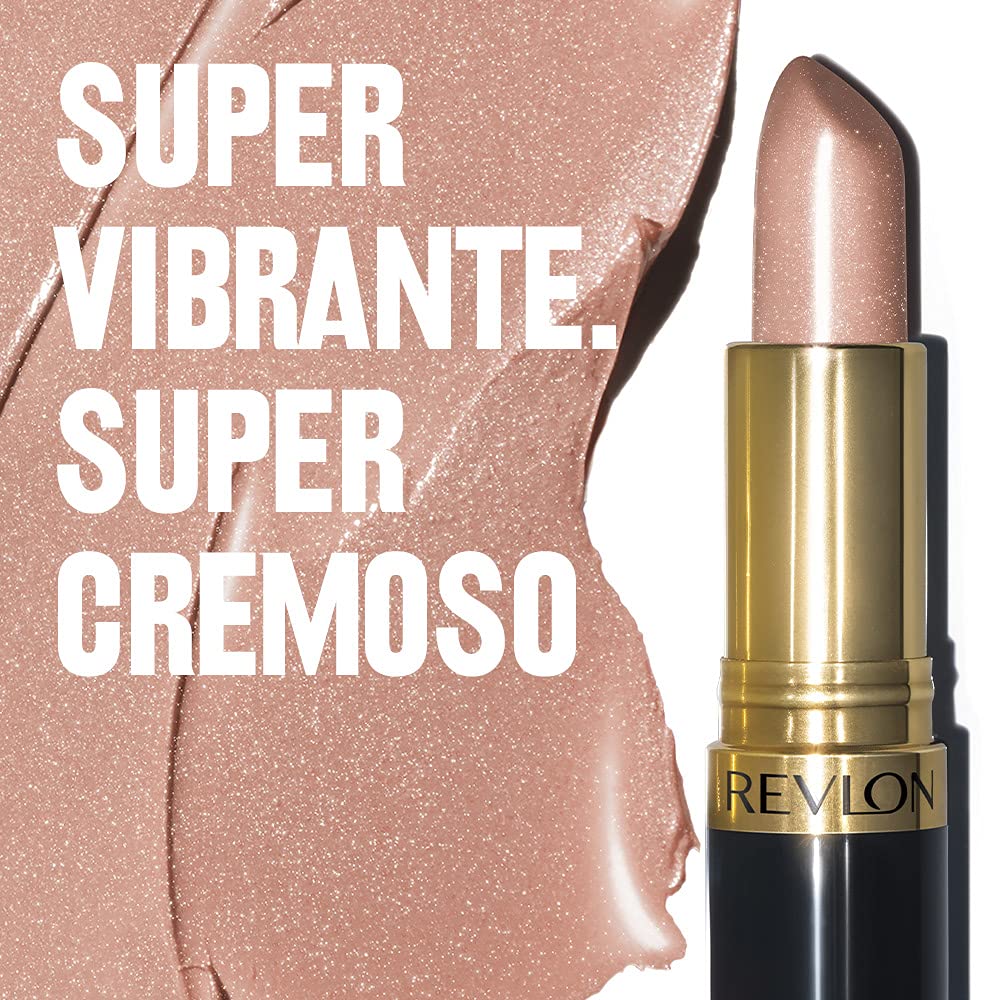 Revlon Super Lustrous Lipstick, Creamy Formula For Soft, Fuller-Looking Lips, Moisturized Feel, 764 On the Mauve, 0.15 oz