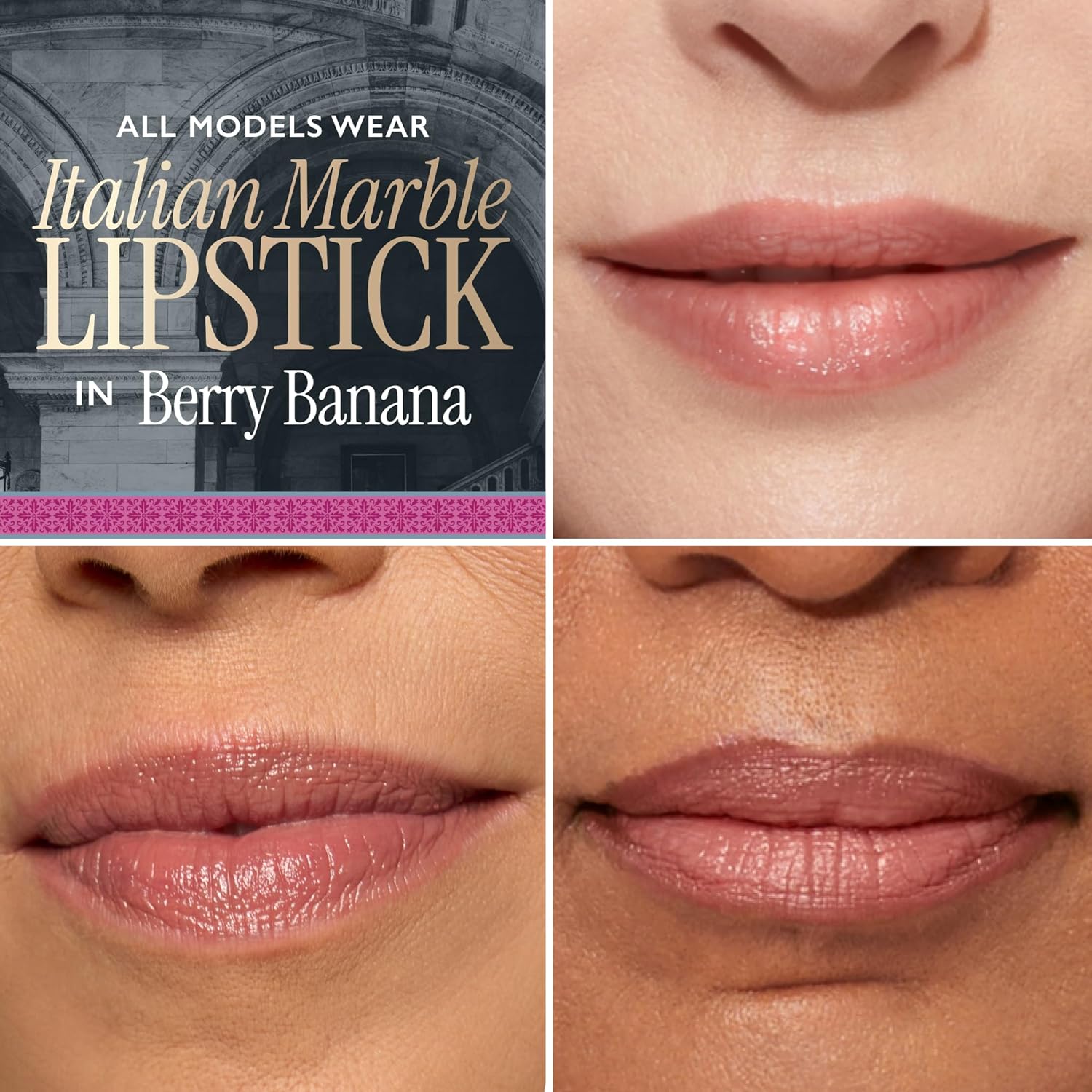 LAURA GELLER NEW YORK Italian Marble Sheer Lipstick - Al Fresco - Hydrating & Lightweight - Vitamin E & Caster Seed Oil - Cream Finish