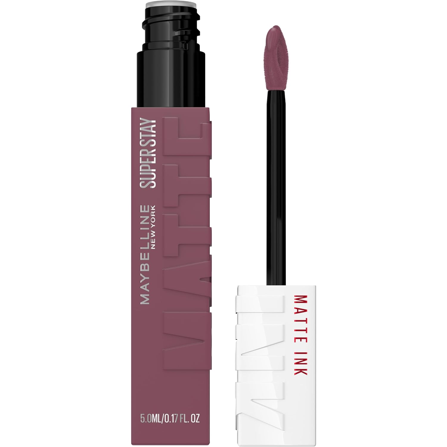 Maybelline Super Stay Matte Ink Liquid Lipstick Makeup, Long Lasting High Impact Color, Up to 16H Wear, Mover, Brown, 1 Count, Packaging May Vary