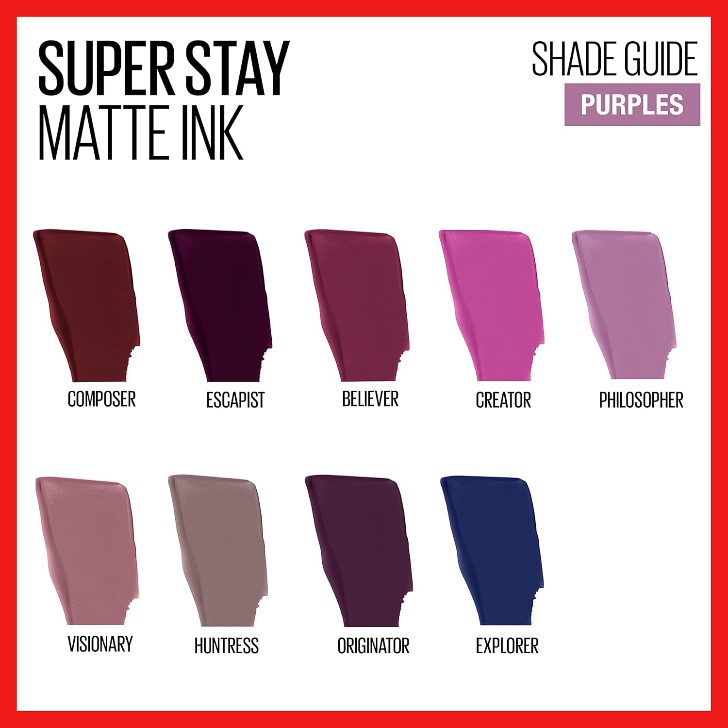 Maybelline Super Stay Matte Ink Liquid Lipstick Makeup, Long Lasting High Impact Color, Up to 16H Wear, Mover, Brown, 1 Count, Packaging May Vary