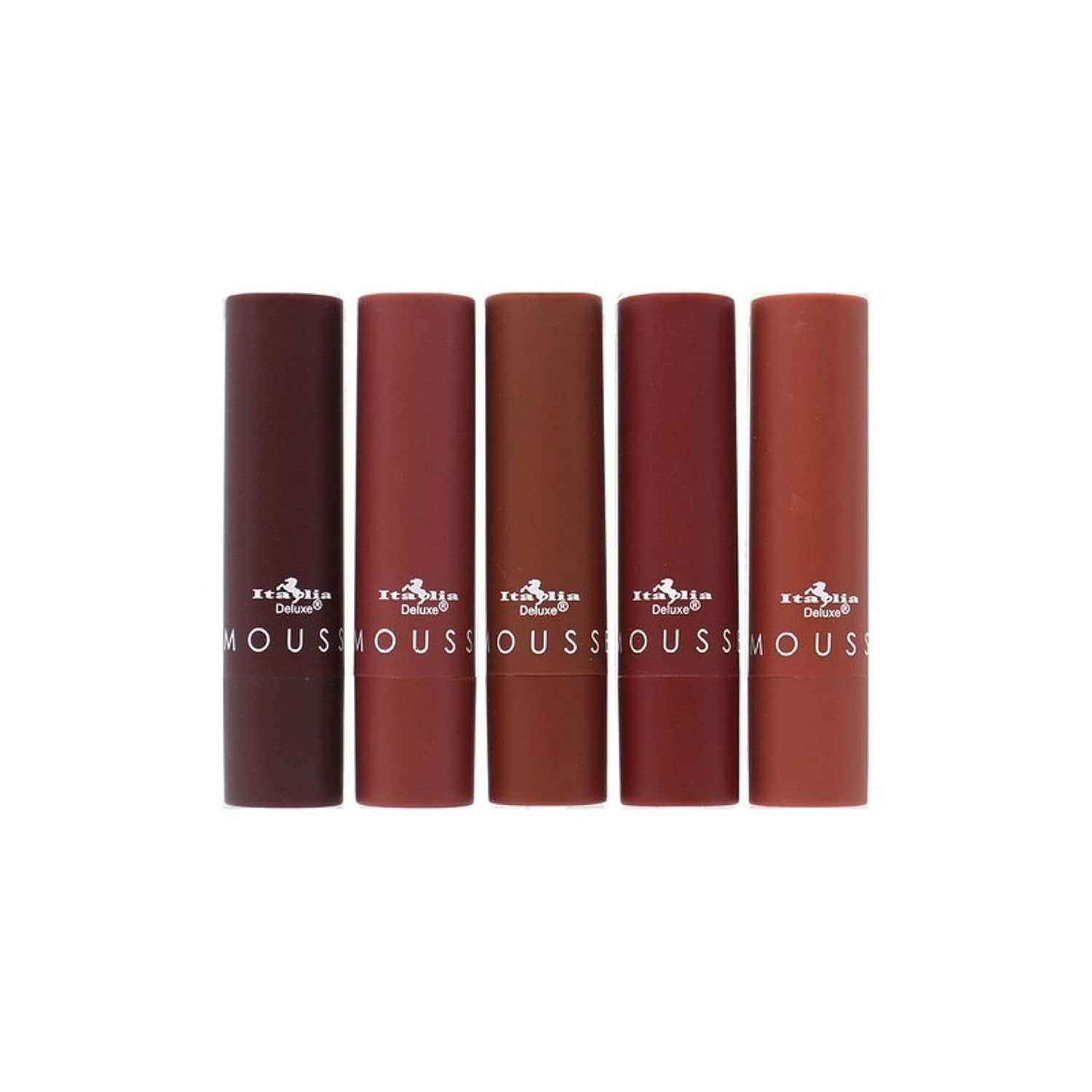 Italia Deluxe Top Five Mousse Matte Lipstick Set Send Nudes