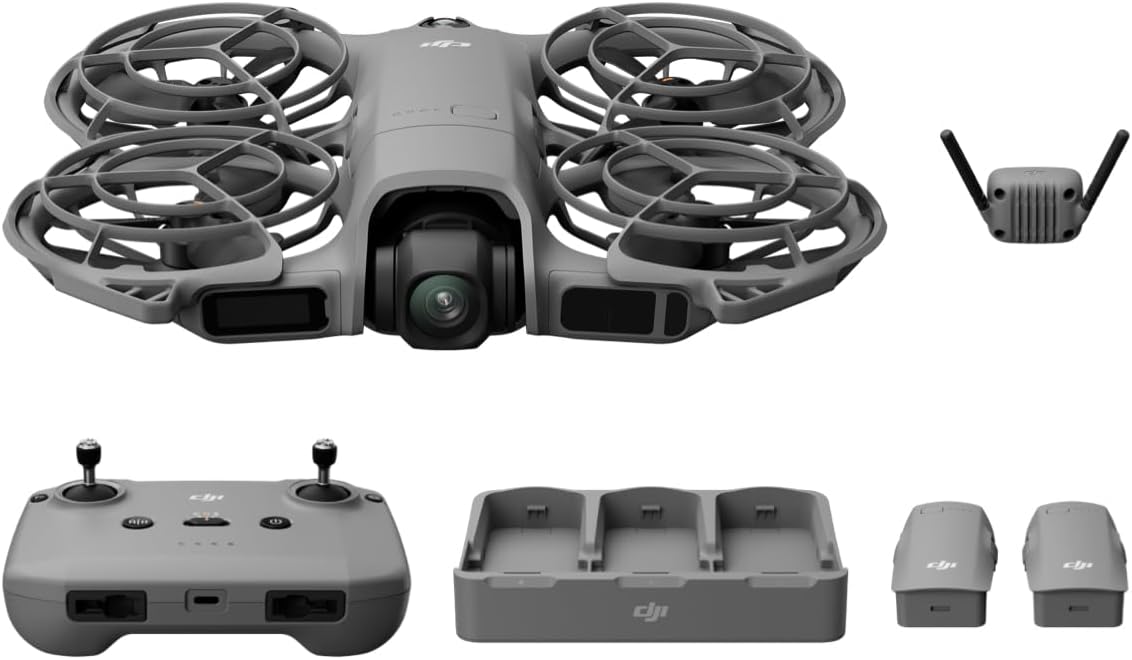 DJI Neo 2 (Drone Only), Lightweight & Foldable 4K Drone With Camera, Palm Takeoff & Landing, Gesture Control, ActiveTrack, Omnidirectional Obstacle Sensing