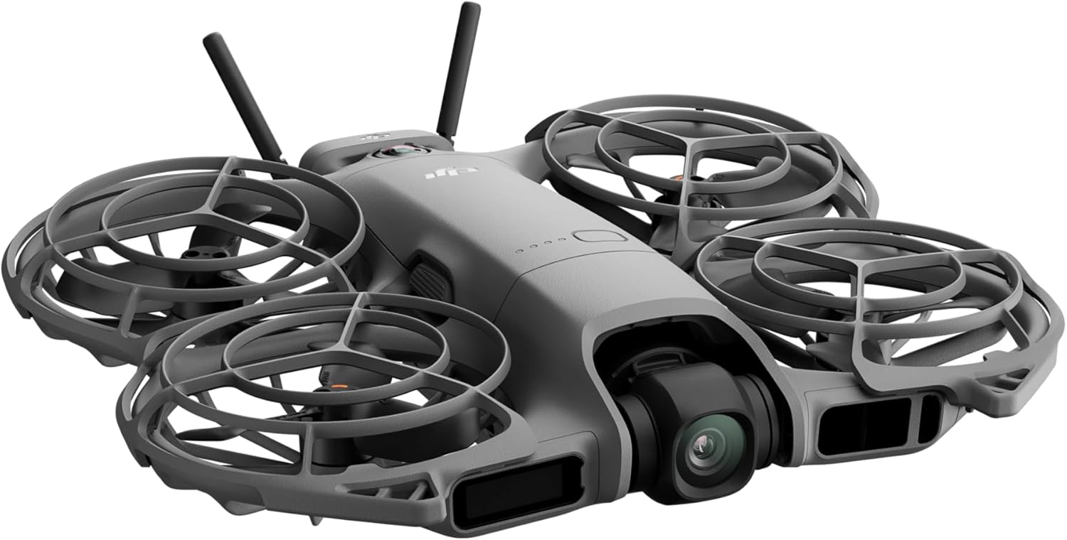DJI Neo 2 (Drone Only), Lightweight & Foldable 4K Drone With Camera, Palm Takeoff & Landing, Gesture Control, ActiveTrack, Omnidirectional Obstacle Sensing